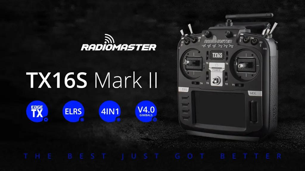 RadioMaster TX16S MKII V4.0 16CH 2.4G Ȧ  ELRS ۽ű   EDGETX OPENTX 4in 1
